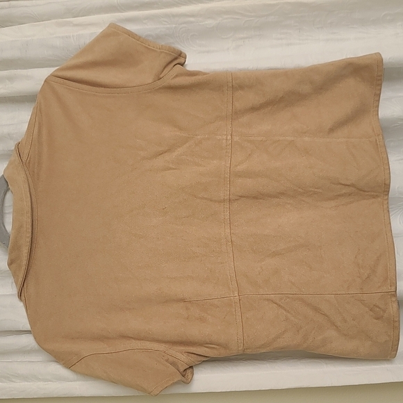 KATHY Ireland faux suade top size large - Picture 5 of 5